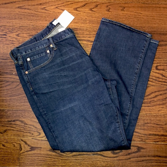 GAP Mens Dark Wash Denim Jeans 42x34 NWT - Picture 11 of 11